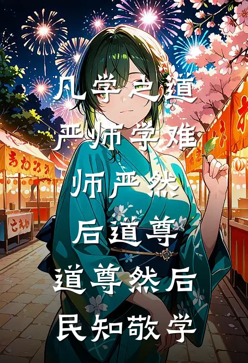 凡学之道,严师学难,师严然后道尊,道尊然后民知敬学