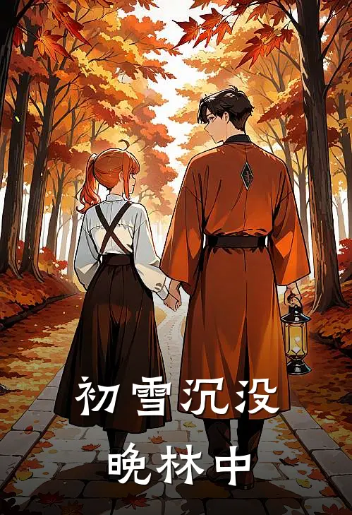 初雪沉没晚林中